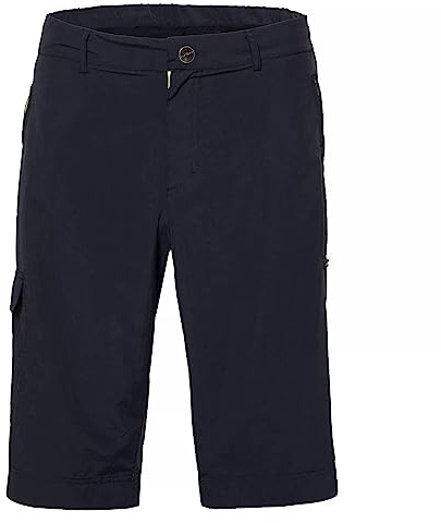 Funkier Men Adventure Baggy Shorts With Padded Liner MTB Active Mountain Bike - Black, Medium