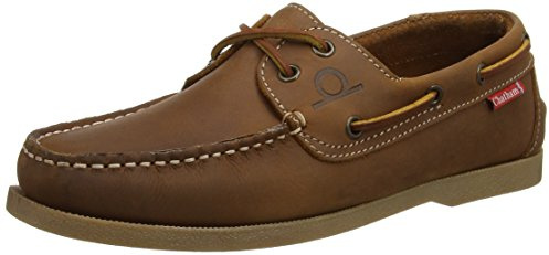 Chatham Men Galley Boat Shoes, Brown (Walnut), 10 UK