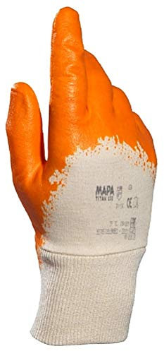 MAPAÑOL - Guantes de protección de titanio Superlite 833/Naranja (Pack de 2)