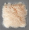 Reissner Lammfelle Tibet Lammfell Kissenbezug langflorig 30x30cm JYB03 Farbe beige/weiß (Tops)