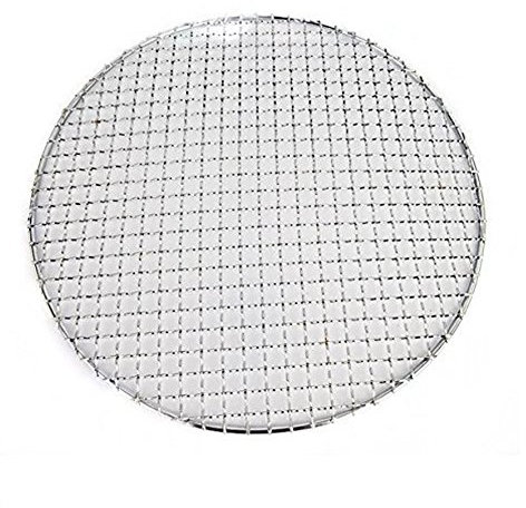 Fittoway rundes Mehrzweck-Gitter aus Edelstahl, geeignet als Abkühlgitter, Dämpfgitter, Grillrost, Bratrost, Pfannenrost, Backgitter, 24 cm Durchmesser