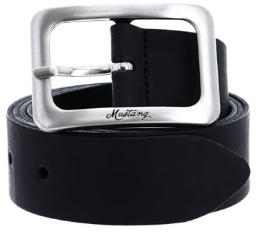 MUSTANG Woman´s Leather Belt 3.5 W95 Black