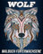Wolf Malbuch für Erwachsene: Schöne Anti-Stress- und entspannende Malvorlagen mit wunderschönen Wolfs-Mandalas