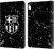 Head Case Designs Offizielle FC Barcelona Marmor Schwarz Wappen Muster Leder Brieftaschen Handyhülle Hülle Huelle kompatibel mit Apple iPad 10.9 (2022)