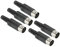 PATIKIL S-Vidéo DIN Mâle Prise 8 Broche Signal Transmission pour TV, Lecteur DVD Paquet de 5