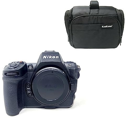 KamKorda Camera Bag + Z8 Mirrorless Digital Camera Body Only, 45.7MP FX-Format Stacked CMOS Sensor, 8K30p and 4K120p Video + 2 Year Warranty
