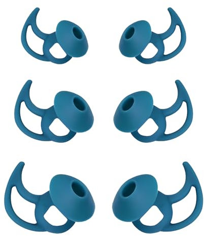MMYQXI Earbud Replacement Tips Silicone Earbud Tips Ear Tips Compatible with Bose Quietcomfort and Sport Headphone Earbud Rubber Tips Earbud Covers 3 Pairs S M L