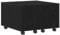 vidaXL Couchtisch Schwarz Eiche 60x60x38 cm