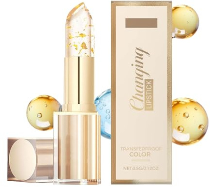 Temperaturänderung Lippenstift 24 Stunden Halt, PH Reactive Hydrating Lip Balm, Wasserdichtes Langanhaltender, Lang anhaltende Feuchtigkeitsversorgung und Pflege für die Lippen (1, 3.5 g)
