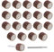 eMagTech 20Pcs 80 Grit Flap Wheel Sandpaper Sanding Disc for Rotary Tools with Long Handle Shank Mandrel 13x12x3mm/0.51x0.47x0.12inch Emery Cloth Polish Tool Accessories