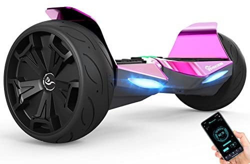 EVERCROSS 8,5 Hoverboards Offroad, All Terrain Hover Board, App-fähige Hoverboards mit Bluetooth, 4,4Ah verstärkte Batterie, Hover Boards für Kinder Jugendliche Erwachsene