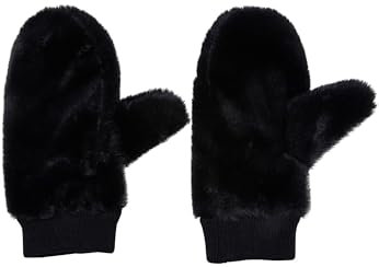 Urban Classics Unisex TB6529-Teddy Mitten Handschuh für besondere Anlässe, Black, L/XL