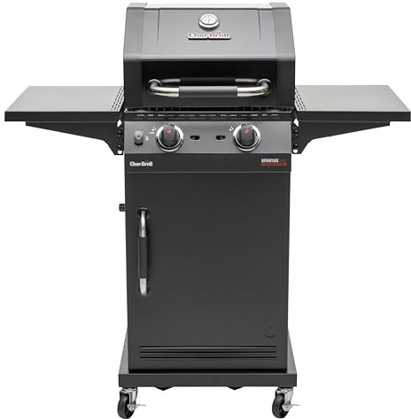 Char-Broil Advantage CORE B 2 Bruciatori, TRU-Infrared Technology, Ripiani Laterali Pieghevoli