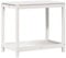 vidaXL Pflanztisch, Gärtnertisch mit Ablage, Blumentisch für Garten Balkon Terrasse, Gartentisch Arbeitstisch, Weiß 82,5x50x75cm Massivholz Kiefer