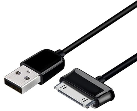 Samsung Tab 2 10.1 P5100 P7500 Câble de Données USB Chargeur de Haute qualité Charge Sûre 1M Longueur de Câble Blanc