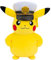 Pokémon PKW4295-20cm Plüsch - Captain Pikachu, offizielles Plüsch