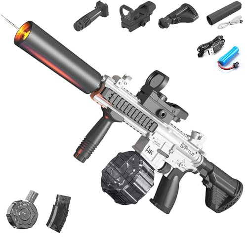 Wasserpistole Elektrisch,Elektrische Wasserpistole für Erwachsene und Kinder,Water Gun Spielzeug für Kinder,Electric Water Gun,Große Kapazität,Strandparty Spielzeug,für Pool