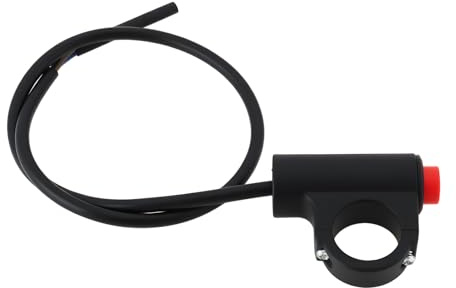 Be In Your Mind Interruptores de Luces de Emergencia para Motocicletas 12 V Doble Intermitente de Advertencia para Manillar de 22 Mm/7/8''