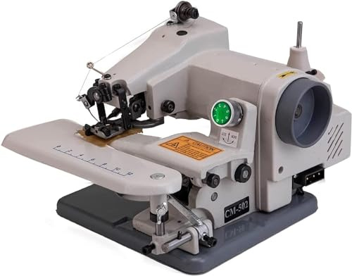 GTATBTG Tragbare Blindstich-Saummaschine, professionelle Näh- und Stickmaschine mit Pedal