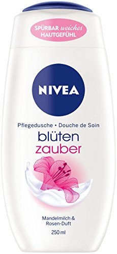 NIVEA Lot de 6 soins de douche + roses (6 x 250 ml)