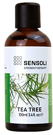 SENSOLI Tea Tree Essential Oil 100ml - Pure and Natural Essential Oil for Aromatherapy and Diffusers