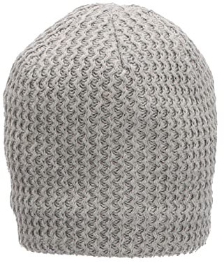 Sterntaler Baby Mädchen Strickmütze Baby Strickmütze meliert - Baby Strickmütze, Mütze Baby - gefüttert mit Baumwoll Fleece - hellgrau, 51