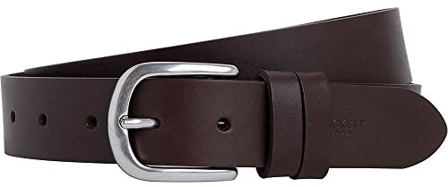 HACKETT LONDON Herren Full Leather Tac Gürtel, braun, XL