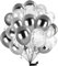30Stück Weiß Luftballon Set, 12 Zoll Metallic Chrom Rot Weiß Konfetti Ballons Weiß und Silber Helium ballon Latex,für Kinder Geburtstag, Hochzeit, Babyparty, Dekoration
