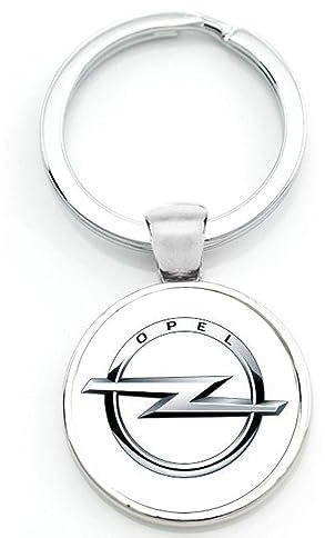 Voiture Zinc Alliage Porte-clés, pour Opel Life Adam Karl Corsa Tigra Chevette Porte Clef, Auto Logo Porte-clés,Homme Femme Cadeau Mode Accessoires,A-M