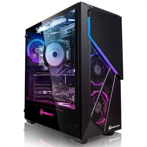 Megaport Gaming PC AMD Ryzen 7 5800X3D • GeForce RTX 5060 8GB • 32GB DDR4 • 1000GB M.2 SSD • Windows 11 • Luftkühlung • Gamer PC Computer Gaming Rechner