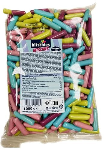 HITSCHIES - 1 Kg soit 1000gr. - Mermaid Mix - Coloré - Bonbons Gourmand - 265