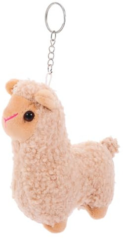 LALADEFIEE Niedlicher Schlüsselanhänger aus Plüsch Handgefertigte Details Multifunktionales Dekorationsspielzeug Süßes Kawaii Design für Taschen und Schlüsselbund