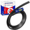 Dishwasher Door Rubber Gasket Seal 1800 mm with Original Code 1171580002 Suitable for Electrolux for Zanussi for AEG - Complete with Microfibre Cloth - MADE IN EU - Warranty 10 Years - MONTERAL