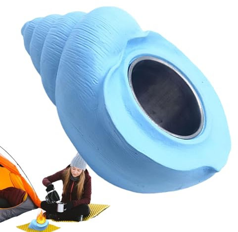 Tisch-Feuerstelle, Feuerstelle für den Innenbereich, Kreative Feuerstelle in Muschelform, Terrassen-Feuerstelle, multifunktionale Tisch-Lagerfeuer-Feuerstelle, rauchfreier Alkoholbrenner für die Außen