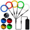 Joycabin EL Draht 5 x 1M Neon Beleuchtung Draht Lichtschlauch, Portable Neon leuchtende Wearable LED Lights für Partys, Karneval, Halloween, DIY Kostüm Dekoration (Blau, Grün, Rot, Gelb, Weiß)