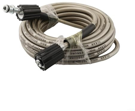 10M High Pressure Washer Hose PTEF Material with M22x1 5mm Connections for Reliable Performance