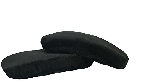 Wrtysully 2 Stueck Set Ergonomic Memory Foam Stuhl Armlehne Pad, Rest Comfy Rest Buerostuhl Rest Armlehne Cover Fuer Elbows und Unterarme Druckentlastung