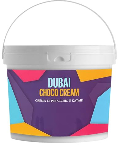 Dubai Choco Cream Pistaziencreme mit Kadayif aus Sizilien für Dubai Schokolade Streichcreme Brotaufstrich