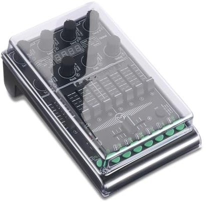Decksaver Cover for Faderfox Micromodul - Super-Durable Polycarbonate Protective lid in Smoked Clear Colour, Made in The UK - The Producers' Choice for Unbeatable Protection