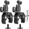 Super Klemme Stativ Set mit 1/4'' 3/8''Zoll Bohrungen Klemmstativ mit Kugelkopf (Super Clamp)
