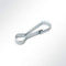 LYSEL® Simplexhaken Simplex Haken Planenbefestigung Planenhaken 50mm DIN 5287 Stahl vernickelt VE 10 Stück