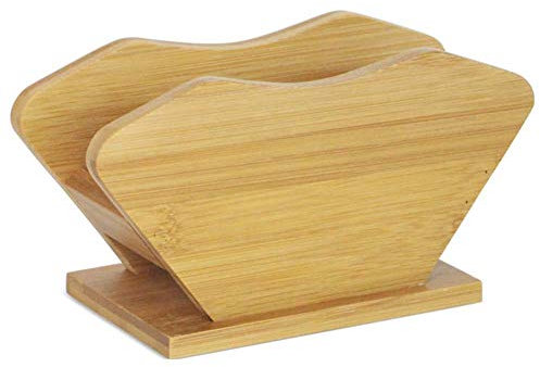 Bambus Filtertütenhalter Küche Serviettenspender, Moderner Kaffeefilterhalter Serviettenhalter Papierserviettenhalter Für Quadratische Kegelförmige Und Flache Übergießpapierfilter, 17.8X8X9.5CM