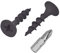 (Pack of 100 pcs) Black Phosphate Carbon Steel 3.5 x 19 mm Drywall Screws, Wood Screws, Phillips Bugle Head, Chipboard Fasteners (100, 3.5 x 19 mm)