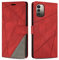 SONWO Etui Coque pour Nokia G11 / Nokia G21, Protection Housse en Cuir PU Portefeuille Livre pour Nokia G11 / Nokia G21, Emplacements Cartes, Rouge