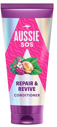 Aussie SOS Repair & Revive Balsam 200 ml. Ditt torra, stressade och skadade hår blir mjukare, slätare och hydratiserat, förhindrar framtida skador. Vegan