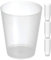 100 Vasos de Plastico Duro - Sidra/Mojito 50 cl - Envio 24h - 100 uds - Reutilizables - Plástico Duro Resistente - Uso en Fiestas, Cumpleaños, Festivales, Cocktail, Cerveza, Copas (100, Transparente)