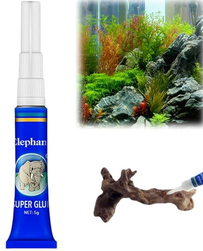 Aquarium Glue,Coral Glue,Aquarium Glue Fish Safe,Fish Tank Sealant,Aquarium Safe Glue,Underwater Landscaping Adhesives,Quick Drying Reef Glue,Aquarium Sealant Clear for Water Plant,Stone,Wood