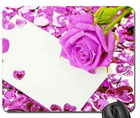 (Präzision gesäumt) Mauspad Gaming Mauspad Violet Rose ... Mauspad, Mousepad (Felder Mauspad)