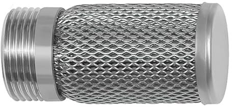 Riegler 103864 Saugkorb für Rückschlagventil, Edelstahl 1.4301, G 1 1/2