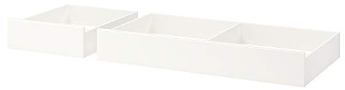 SONGESAND Bettkasten 2er Set 199x67x23cm weiß